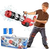 1000 CC Automatic Water Gun for Adults and Kids, 2 PCS Batteries The Super Soaker Electric Squirt Guns, 30 FT Long Range Large Capacity Outdoor Watergun, Summer Pool Gift, Waterguns King (Red)