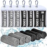 Pleneal Cooling Towels - 6 Pack Cooling Towel (40'x12'), Ice Gym Towels for Working Out, Microfiber Cooling Towels for Neck and Face, Yoga Towel for Home Gym, Workout & More Activities