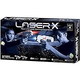 Laser X Double Sports Blaster 200' Range Full Size Multi- Cognitive Skills & Fine Motor Skills Development, Fun for At Home or Outdoor Entertainment