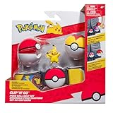Pokémon Pikachu Clip ‘N’ Go Belt Set - 2-Inch Pikachu Battle Figure with Clip ‘N’ Go Belt plus Poké and Level Ball Accessories