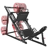 SPART Leg Press Machine with Calf Block, Professional Adjustable Leg Machine with Resistance Band Pegs and Plate Storages, Heavy Duty Workout Equipment for Strength Training Home Gym(2023 Upgrade)