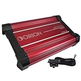 Orion HCCA3000.1DSPLX High Performance 3000W RMS Competition High Current Class-D Monoblock Amplifier - 1 Ohm Stable, Low Pass Filter, Bass Boost Control, Mosfet Power Supply, Bass Knob, Made in Korea
