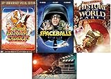 Mel Brooks Trilogy Blazing Saddles, Spaceballs, & History Of The World 3 DVD Set Includes Bonus Glossy Print Art Card