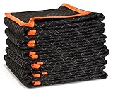 WEN 272406 72-Inch by 40-Inch Heavy Duty Padded Moving Blankets, Pack of 6