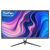 Prechen 27 Inch 3-Sided Frameless FHD 1080P Computer Monitor, Business Monitor IPS Gaming Screen LED Desktop Monitor with HDMI & VGA Interface, 75Hz PC Display, Eye Care, VESA Mountable, Black