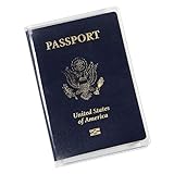 Millennial Essentials unisex-adult Waterproof Clear Passport Cover Plastic Passport Protector Vinyl ID Card Protector Case Holder Travel Pack of 6,