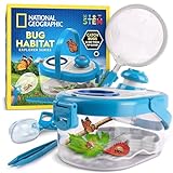 NATIONAL GEOGRAPHIC Bug Catcher Kit for Kids - Kids Bug Habitat with Magnified Viewer, Bug Catcher, Tweezers & Learning Guide, Insect Habitat, Outdoor Toys, Kids Bug Catching Kit, Bug Cage, Bug Box