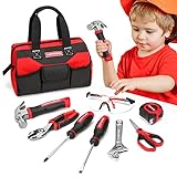 Craftsman 8-Piece Kids Junior Tool Set with Tool Bag, Real Tools & Accessories For Boys & Girls, Age 8+