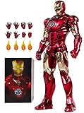 Ovonni 7 Inch Ironman MK3 Collectible Action Figure Exquisite Painting 20 Joints Movable Model (1/10 Scale)