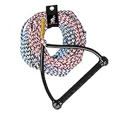 Airhead Water Ski Rope, 4 Section for Water Skis, Wakeboards and Kneeboards,Black