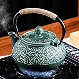 PARACITY Cast Iron Teapot Japanese 30.5 OZ, Tea Kettle Pot for Stove Top, Tea Pot with Stainless Steel Infusers for Loose Tea, Boiling Hot Water Tea, Mothers Day Gifts from Daughter/Son