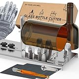 Glass Bottle Cutter & Bottle Cutter, Upgraded Glass Cutter for Bottles, Bottle Cutter & Glass Cutter Kit Round for Cutting Wine, Beer, Liquor, Whiskey, Alcohol, Champagne - by Camdios