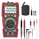 IKOVWUK Multimeter, TRMS 6000 Counts Digital Multimeter Voltmeter with NCV, Auto-Ranging DC AC Volt Ohm Tester for Testing Voltage Current Resistance Continuity Capacitance Temperature and Automotive