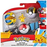 Pokemon Clip 'N' Go Poké Ball Belt Set, Wave 5 Ultra, Quick Ball, and 2-Inch Pikachu - Feat. Detailed Figure, a Clip ‘N’ Go Belt, 2 Clip ‘N’ Go Poké Balls- Perfect for Any Trainer!