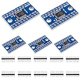 EPLZON TXS0108E High Speed Full Duplex Logic Level Converter 8 Channel SPI 8 Way 3.3V 5V IIC 8-Bit Bi-Directional Converter Module Compatible with Raspberry Pi and Arduino (Pack of 5 Set)