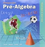 Mcdougal Littell Pre Algebra Teacher's Edition