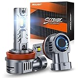 SEALIGHT S2S H11/H9/H8/H16 2024 Newest Bulbs, 24000LM with 14000RPM Cooling Fan, 1:1 Design H11 Halogen Replacement, Plug-N-Play, Pack of 2