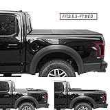 Kikito Professional FRP Hard Tri-Fold Truck Bed Tonneau Cover for 2015-2021 F150 5.5ft (67.1in) Bed