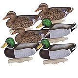 Flambeau Outdoors 8036SUV Storm Front 2 Mallard Decoys, Classic Floaters - 6-Pack