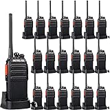 Retevis H-777S Walkie Talkies for Adults,Two Way Radio Rechargeable Long Range,VOX Hands Free USB Charger Base,Heavy Duty 2 Way Radios for Commercial Business Company School Hotel Retail(20 Pack)