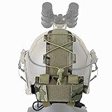 Tactical Helmet Battery Pack Balance Weight Bag with Hook&Loop - Counterweight Pouch for MK1 Helmets (MC)
