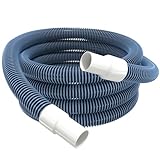 Pool Vacuum Hose With Swivel Cuff 1-1/2' Diameter 18FT Flexible Heavy Duty Pool Vacuum Cleaning Hose Perfect for Above&In Ground Swimming Pool