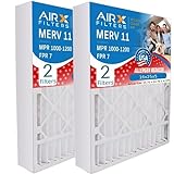 AIRX FILTERS WICKED CLEAN AIR. 16x25x5 Air Filter MERV 11 Compatible with Lennox X6670 Air Filter 2 Pack
