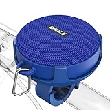 Inwa Outdoor Waterproof Bluetooth Speaker, Wireless Portable Shower Travel Bike Speaker, Enhanced Bass, Built in Mic for Bicycle Riding, Sports, Pool, Beach, Hiking (Blue)