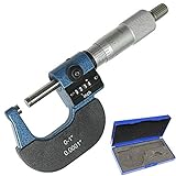 Anytime Tools 1' Digital Outside Micrometer Digit Counter Carbide Tips 0.0001'