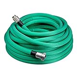 Underhill UltraMax Featherweight Commercial Lightweight Garden Water Hose 50 ft, Industrial Heavy-Duty No Kink for Professional Turf, 300 psi WP, 1200 psi BP, H10-050FW, 1' x 50' NPSH, Green