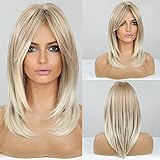 HAIRCUBE Layered Wigs for Women Synthetic Wig