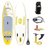 Solstice Watersports Bali 2.0 Inflatable Stand-Up Paddle Board Kit (10'6 x 32'' x 5''), Bali 2.0 kit (Yellow)
