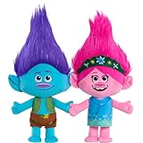 Trolls World Tour Poppy & Branch Friendship Plush 2-Pack Stuffed Animals, Kids Toys for Ages 3 Up, Amazon Exclusive