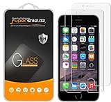 (2 Pack) Supershieldz Designed for iPhone 6s and iPhone 6 Tempered Glass Screen Protector, Anti Scratch, Bubble Free