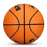 Mini Basketballs for Kids - Trampoline Basketballs Hoop Small Ball Sets - Child's Basketball 5.5 Inch Orange