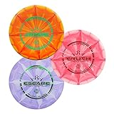 DYNAMIC DISCS 3 Disc Prime Burst Starter Set | Set Includes a Prime Judge, Prime Truth, and Prime Escape | Maximum Distance Frisbee Golf Driver | Frisbee Golf Stamp and Color Will Vary