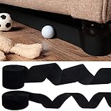2 Pack Toy Blocker for Under Couch 21 Feet Adjustable Bumper Under The Bed Blocker for Pets Bumper Guard for Stop Things Going Under Couch Furniture (1.5 Inch, 3.4 Inch)