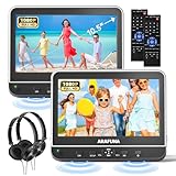 ARAFUNA 10.5' Car DVD Player Dual Screen with 1080P HDMI Input, Portable DVD Player for Car Play The Same or Two Different Movies, Support USB/SD Card/Sync TV, Regions