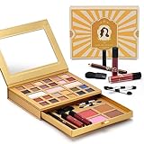 Color Nymph Makeup Kit for Women All in One Makeup Set for Teens Beginners Travel Makeup Palette Includes 24 Eyeshadows, Contour Powder, Highly Pigmented Lip Glosses, Brushes, Eyeliner Pencil and Mirror