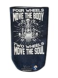 Heal with Appeal 3ply Amputee Sock Two Wheels Move The Soul V1 sock, wear on your residual or your shrinker