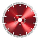 TOOLGAL Diamond Blade 7' for Masonry - Wet and Dry Cutting of Concrete/Tiles/Stone - ⅞” Arbor fit to Angle Grinders, Circular Saws, Masonry Saws, Tilesaw and Cutoff Cutters
