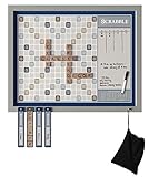 WS Game Company Scrabble Deluxe 2-in-1 Wall Edition with Dry Erase Message Board