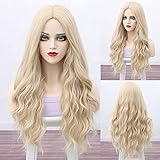 MUPUL Sarah Sanderson Wig Long Blonde Wigs for Hocus Pocus 2 for Sarah Costume Women Halloween Witch Costume Accessories for Party Cosplay Daily