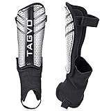 TAGVO Soccer Shin Guards, Kids Soccer Equipment with Ankle Sleeves Protection, Youth Sizes Child Soccer Shin Pads for Boys Girls