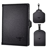 Passport Holder,Passport cover and Vaccine Card Holder Combo,Luggage Tags AirTag Case Cover Case with Waterproof CDC Vaccination Card Slot, Leather Travel Documents Organizer Protector, with RFID Blocking, for Women and Men