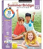 Summer Bridge Activities Preschool to Kindergarten Workbooks, Phonics, Handwriting Practice, Math, Early Learning Summer Learning Activities, Kindergarten Workbooks All Subjects With Flash Cards