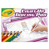 Crayola Light Up Tracing Pad Pink, Holiday Gifts & Toys for Kids, Age 6, 7, 8, 9 [Amazon Exclusive]