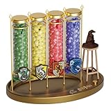 Harry Potter Houses Jelly Belly Counter Dispenser, Talking Sorting Hat Candy Dispensers, 11 Inches, Holds 20 Ounces of Beans, Beans Sold Separately, Multi