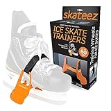 Skateez Skate Trainers for Ice Skates - Ice Skate Trainer for Kids, Toddlers, Youth & Beginners | Skate Trainer Kids | Learn to Skate Aid (Small, Orange)