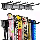 Ultrawall Ski Rack Wall Mounted for Garage Organizer, Ski Storage Rack for Home Shed Storage Organization System, Holds Up to 300lbs